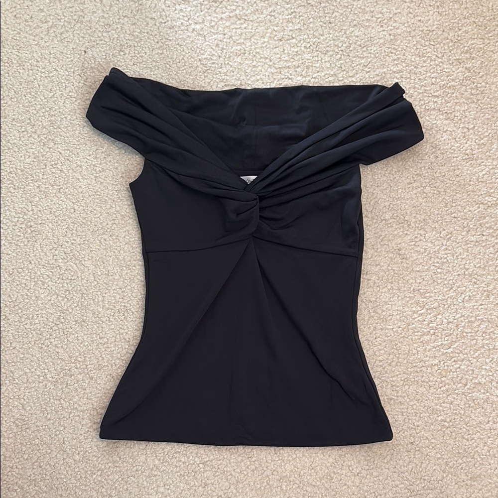 Aritzia Contour Twist Off Shoulder Top